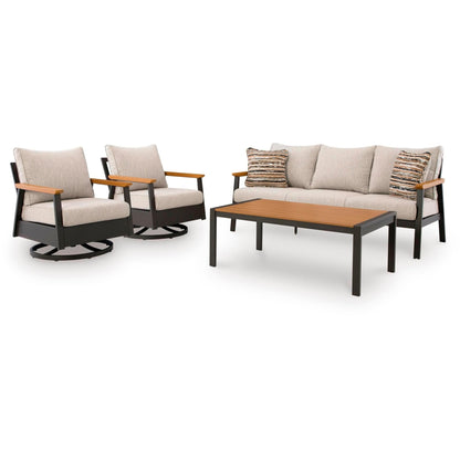 Signature Design by Ashley Carmel Highlands PCP513 - 081 Sofa/Chairs/Table Set - American Furniture of Slidell