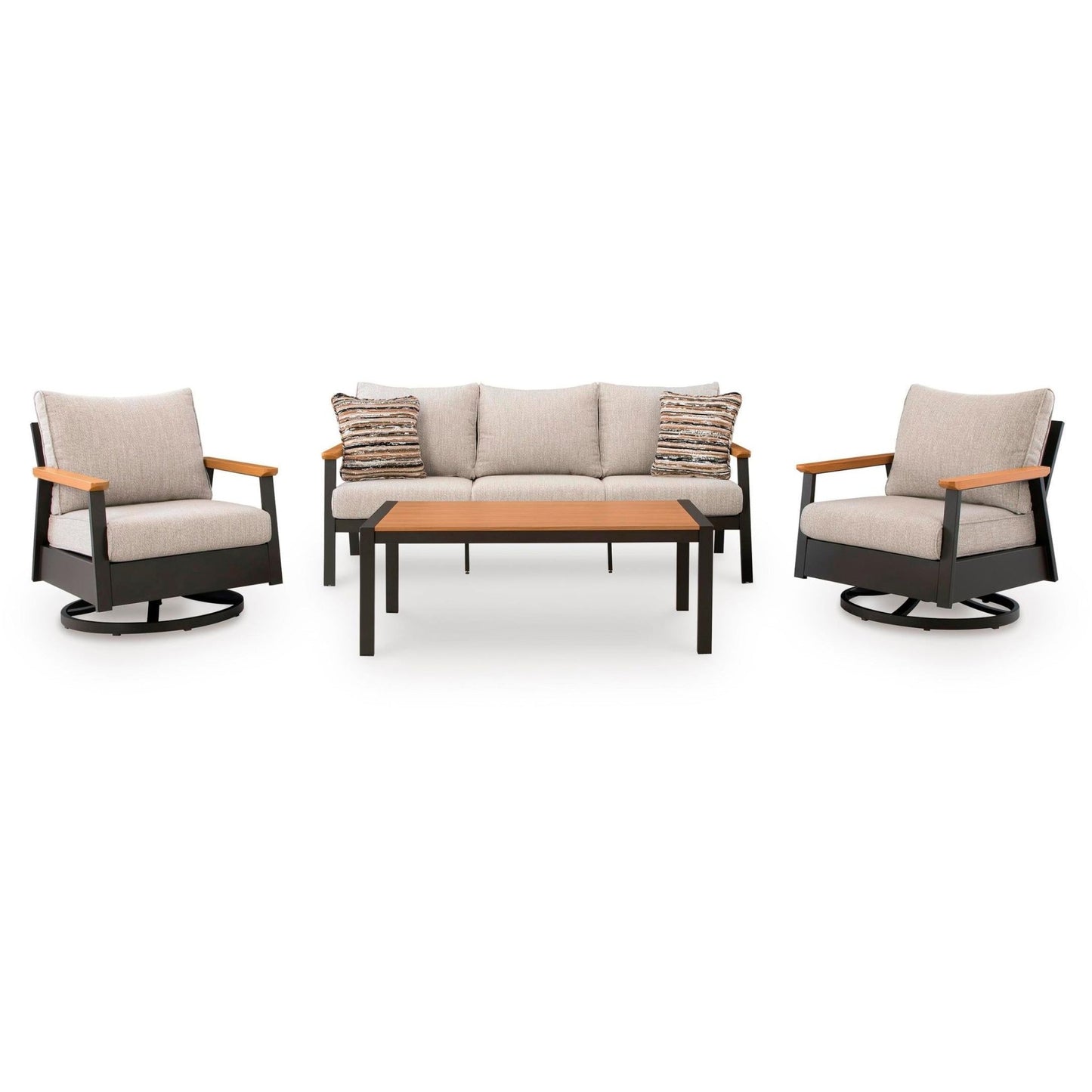 Signature Design by Ashley Carmel Highlands PCP513 - 081 Sofa/Chairs/Table Set - American Furniture of Slidell