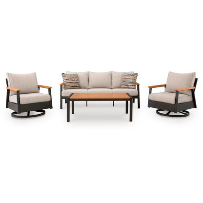 Signature Design by Ashley Carmel Highlands PCP513 - 081 Sofa/Chairs/Table Set - American Furniture of Slidell
