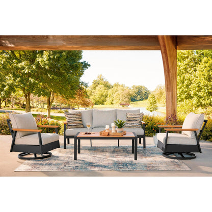 Signature Design by Ashley Carmel Highlands PCP513 - 081 Sofa/Chairs/Table Set - American Furniture of Slidell