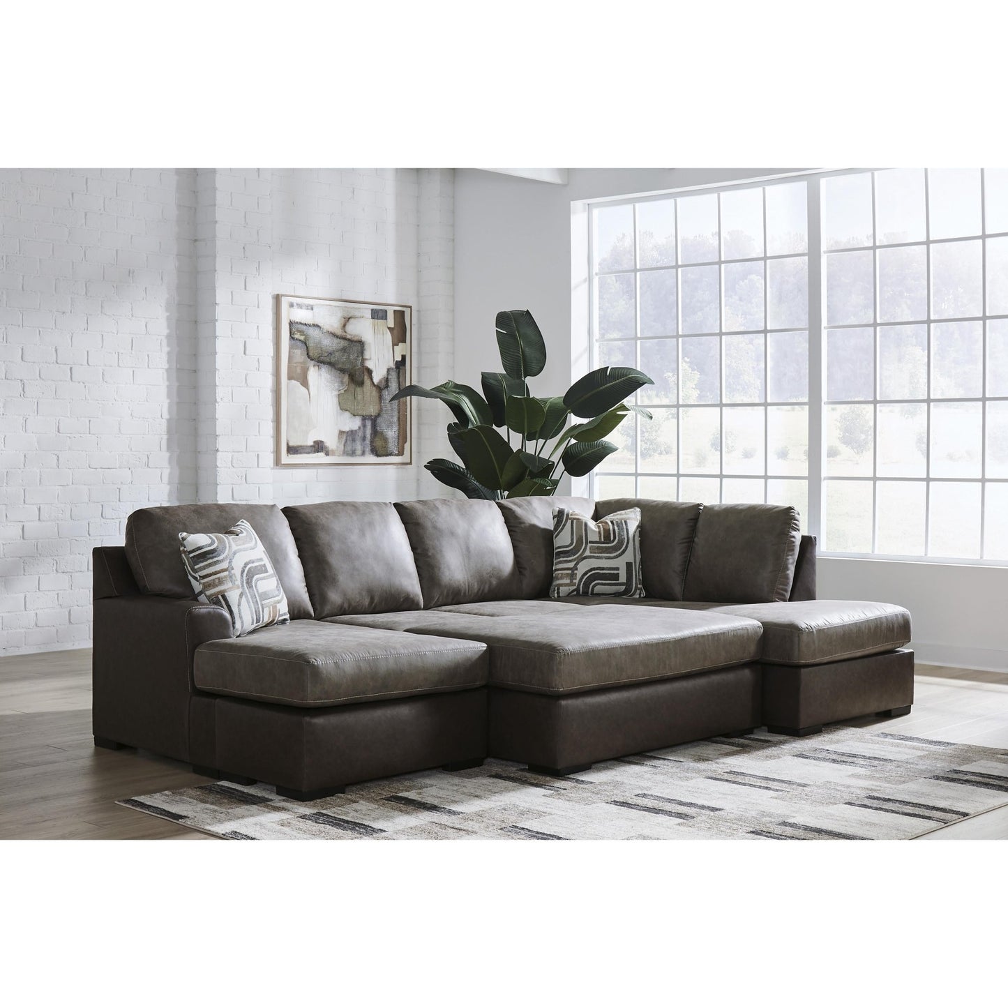 Signature Design by Ashley Castille Way PC6270308 Oversized Accent Ottoman - American Furniture of Slidell