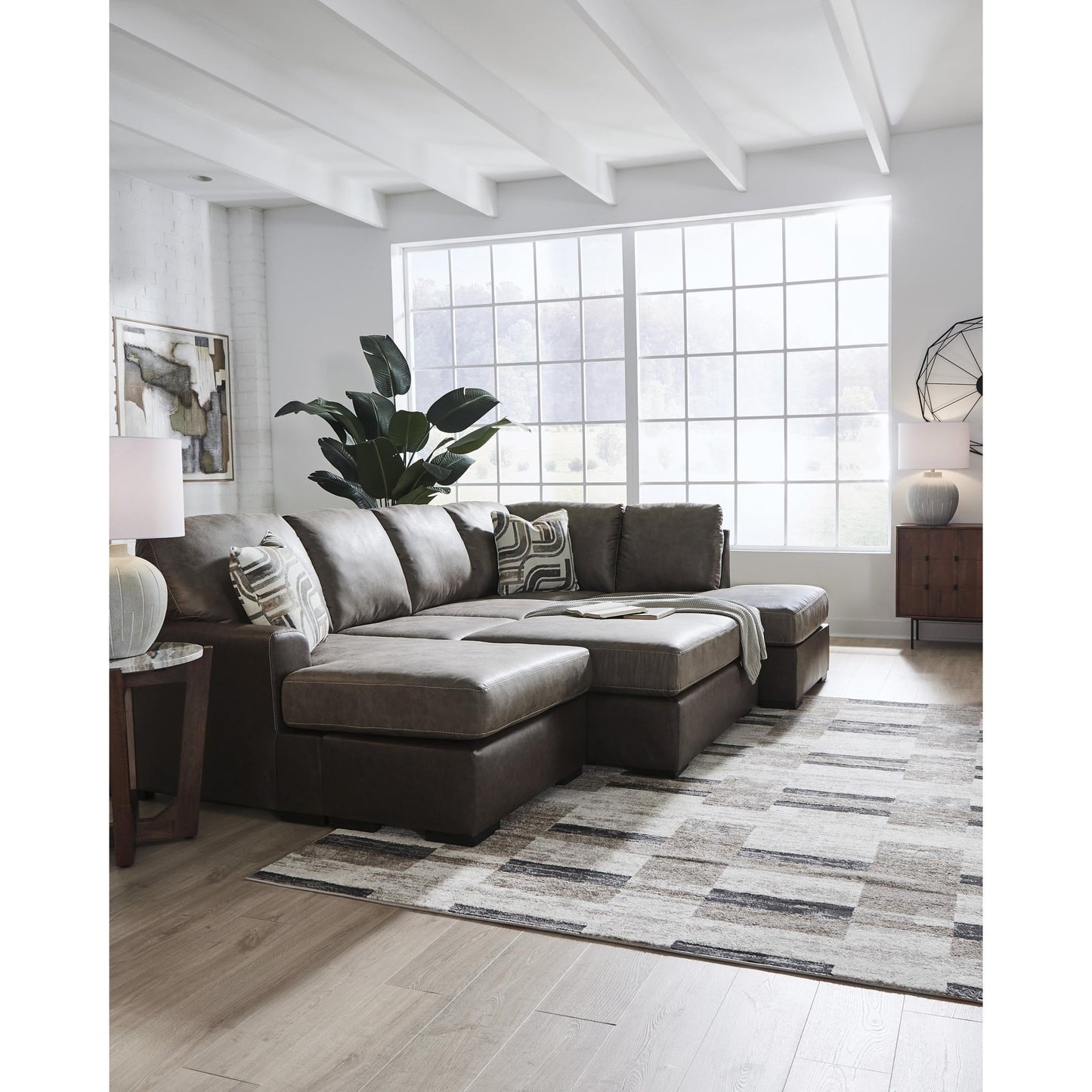 Signature Design by Ashley Castille Way PC6270308 Oversized Accent Ottoman - American Furniture of Slidell