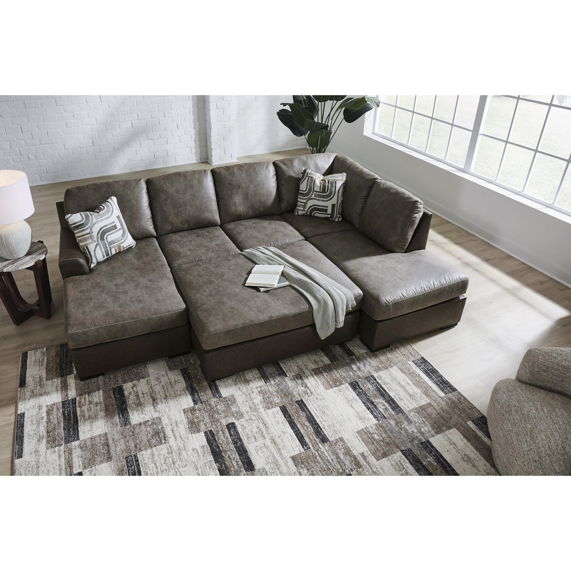 Signature Design by Ashley Castille Way PC6270308 Oversized Accent Ottoman - American Furniture of Slidell
