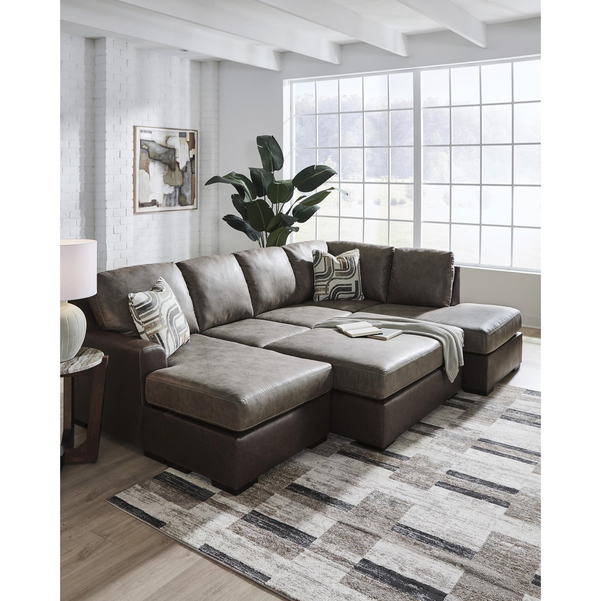 Signature Design by Ashley Castille Way PC6270308 Oversized Accent Ottoman - American Furniture of Slidell