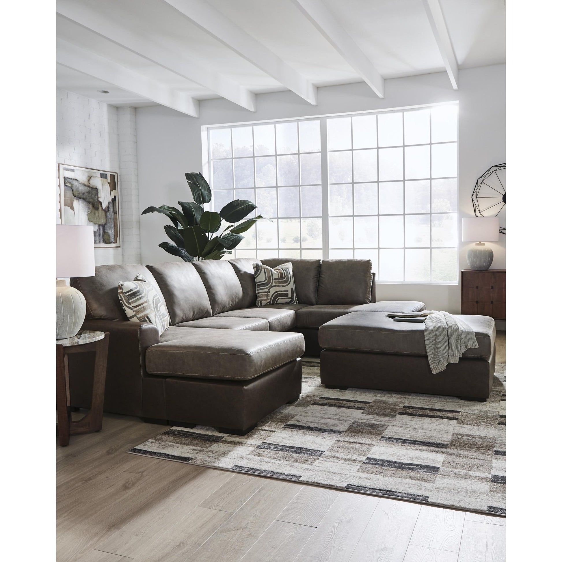 Signature Design by Ashley Castille Way PC6270308 Oversized Accent Ottoman - American Furniture of Slidell
