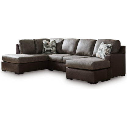 Signature Design by Ashley Castille Way PC62703S1 2 pc Sectional with Chaise - American Furniture of Slidell
