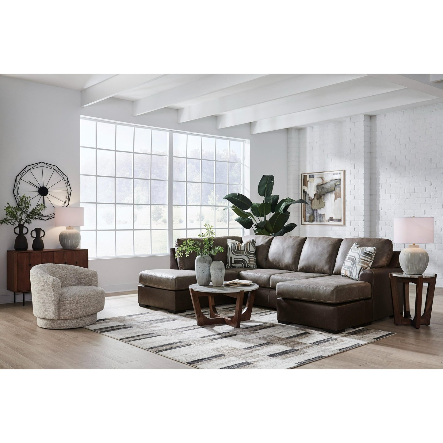Signature Design by Ashley Castille Way PC62703S1 2 pc Sectional with Chaise - American Furniture of Slidell
