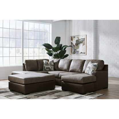 Signature Design by Ashley Castille Way PC62703S4 2 pc Sleeper Sectional with Chaise - American Furniture of Slidell