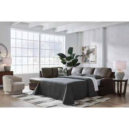 Signature Design by Ashley Castille Way PC62703S4 2 pc Sleeper Sectional with Chaise - American Furniture of Slidell