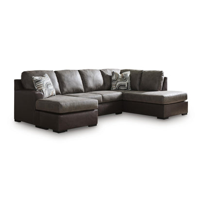 Signature Design by Ashley Castille Way PC62703S5 2 pc Sleeper Sectional with Chaise - American Furniture of Slidell
