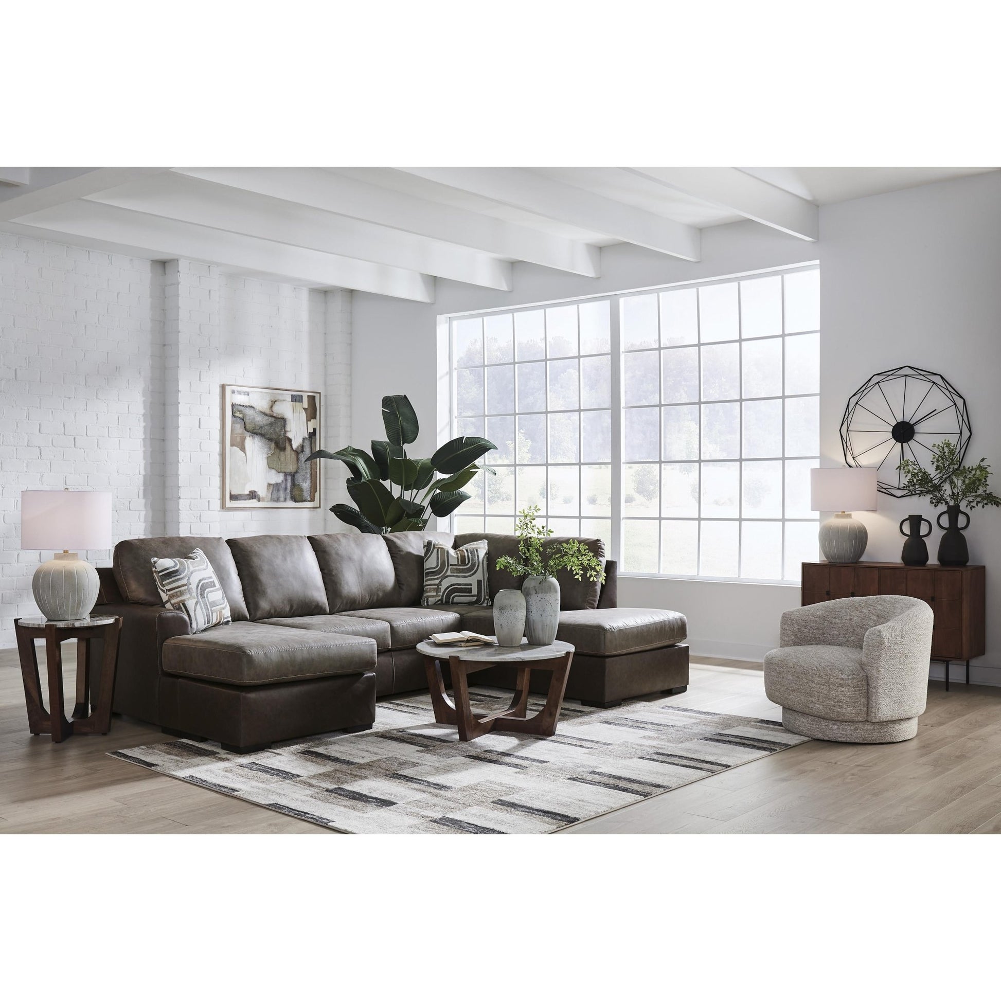 Signature Design by Ashley Castille Way PC62703S5 2 pc Sleeper Sectional with Chaise - American Furniture of Slidell