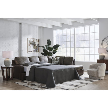 Signature Design by Ashley Castille Way PC62703S5 2 pc Sleeper Sectional with Chaise - American Furniture of Slidell