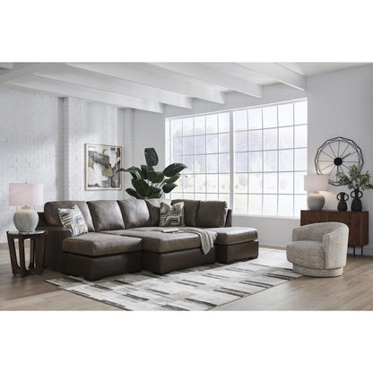 Signature Design by Ashley Castille Way PC62703S5 2 pc Sleeper Sectional with Chaise - American Furniture of Slidell
