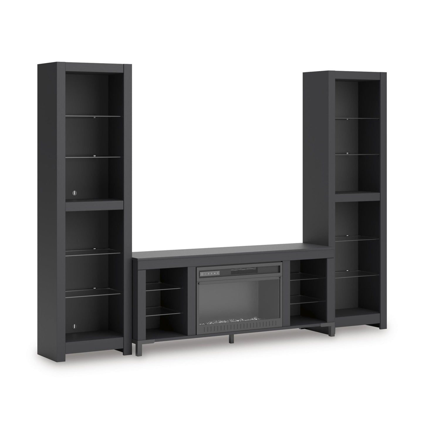 Signature Design by Ashley Cayberry W2721W2 3 pc Entertainment Center with Electric Fireplace - American Furniture of Slidell