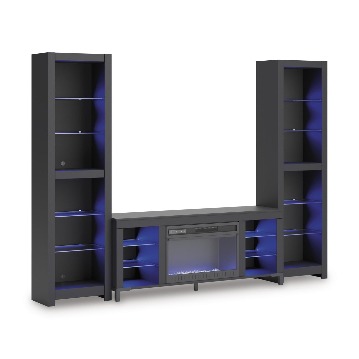 Signature Design by Ashley Cayberry W2721W2 3 pc Entertainment Center with Electric Fireplace - American Furniture of Slidell