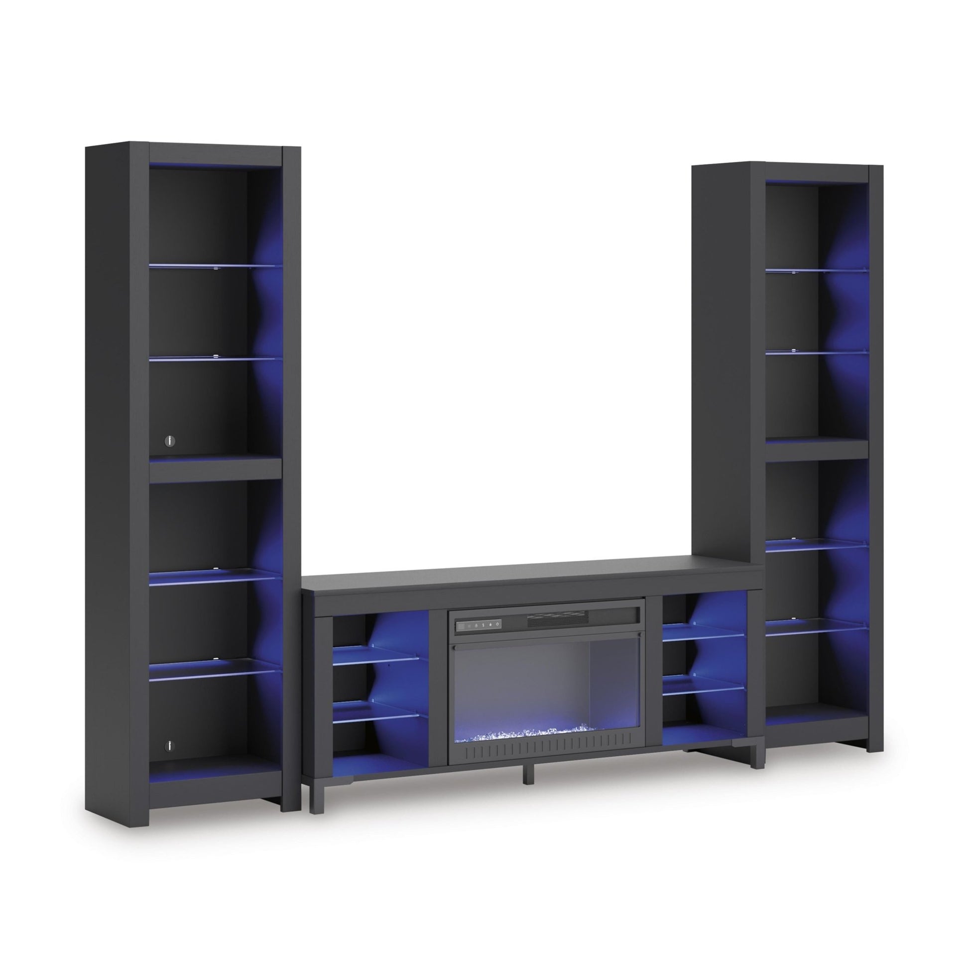 Signature Design by Ashley Cayberry W2721W2 3 pc Entertainment Center with Electric Fireplace - American Furniture of Slidell