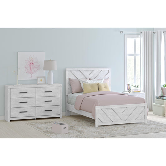 Signature Design by Ashley Cayboni B3788B14 6 pc Full Panel Bedroom Set - American Furniture of Slidell