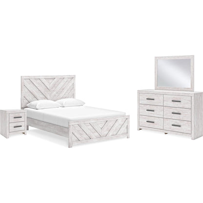 Signature Design by Ashley Cayboni B3788B8 6 pc Queen Panel Bedroom Set - American Furniture of Slidell