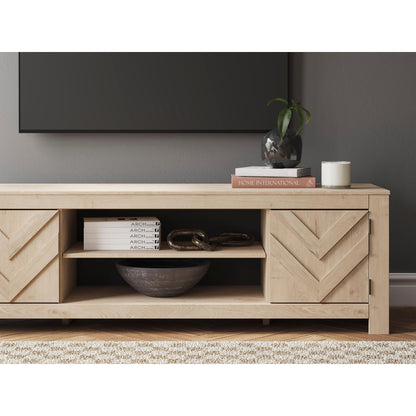 Signature Design by Ashley Cayboni W3787 - 68 LG TV Stand with Fireplace Option - American Furniture of Slidell