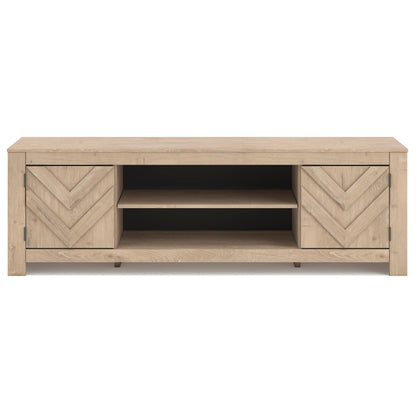 Signature Design by Ashley Cayboni W3787 - 68 LG TV Stand with Fireplace Option - American Furniture of Slidell
