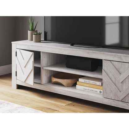 Signature Design by Ashley Cayboni W3788 - 68 LG TV Stand with Fireplace Option - American Furniture of Slidell