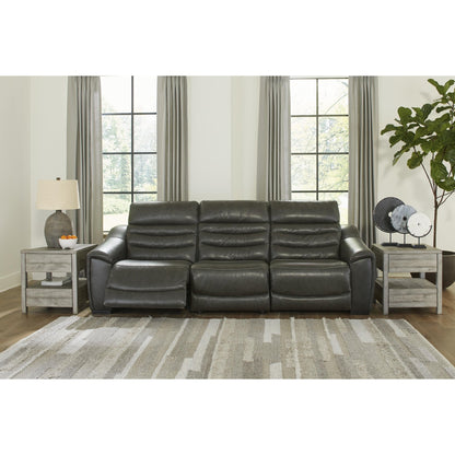 Signature Design by Ashley Center Line U63404S5 3 pc Power Reclining Sectional - American Furniture of Slidell
