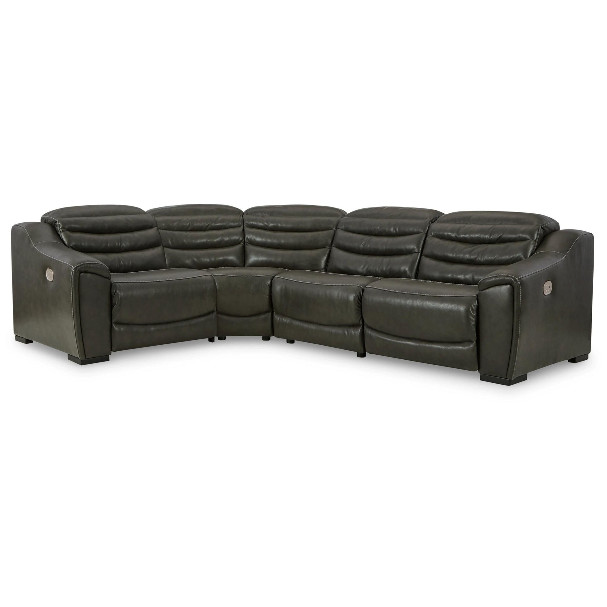 Signature Design by Ashley Center Line U63404S6 4 pc Power Reclining Sectional - American Furniture of Slidell