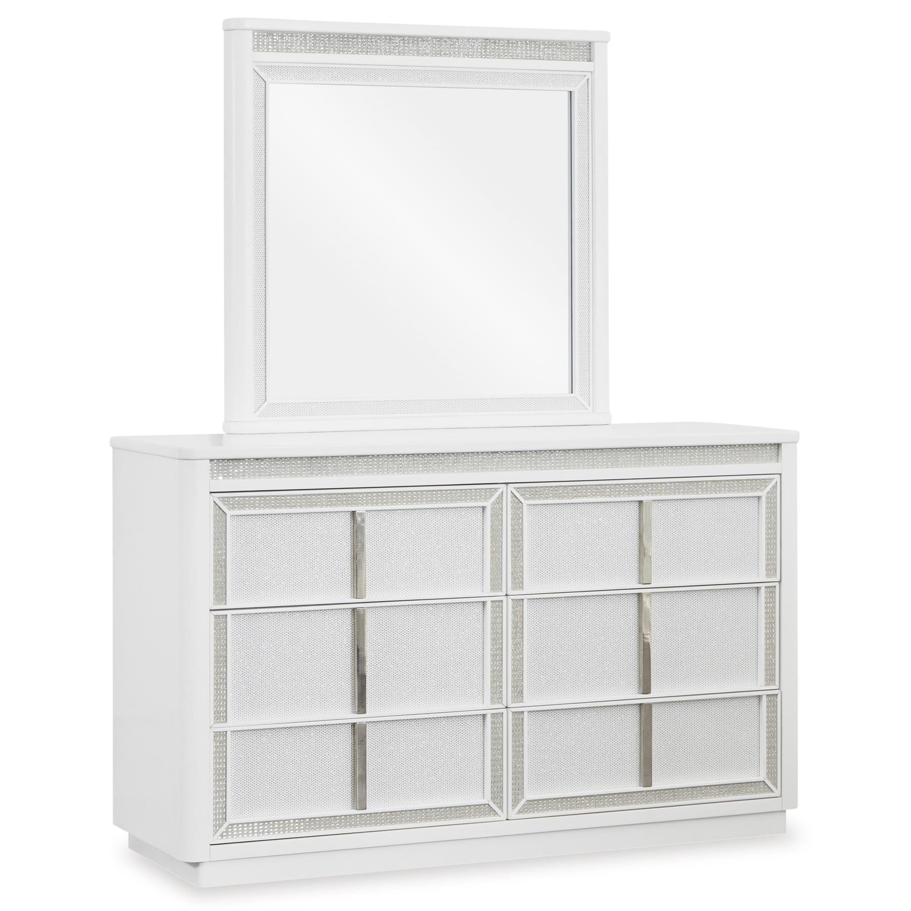 Signature Design by Ashley Chalanna B822B1 Dresser and Mirror - American Furniture of Slidell