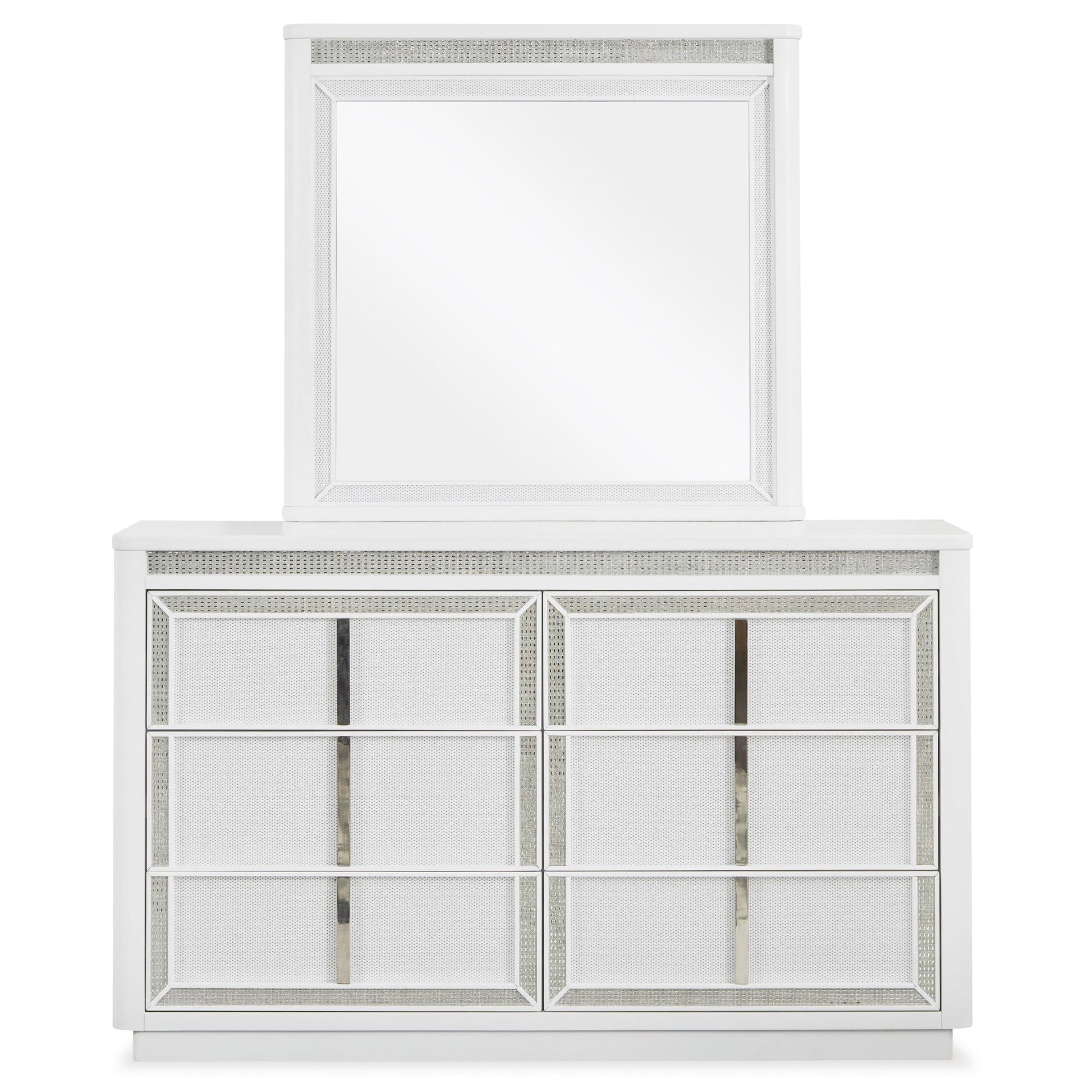 Signature Design by Ashley Chalanna B822B1 Dresser and Mirror - American Furniture of Slidell