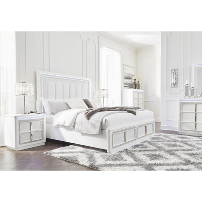 Signature Design by Ashley Chalanna B822B2 Queen Upholstered Storage Bed - American Furniture of Slidell