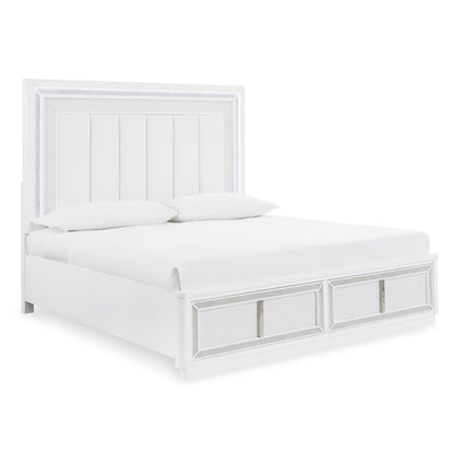 Signature Design by Ashley Chalanna B822B2 Queen Upholstered Storage Bed - American Furniture of Slidell