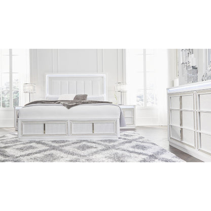 Signature Design by Ashley Chalanna B822B2 Queen Upholstered Storage Bed - American Furniture of Slidell