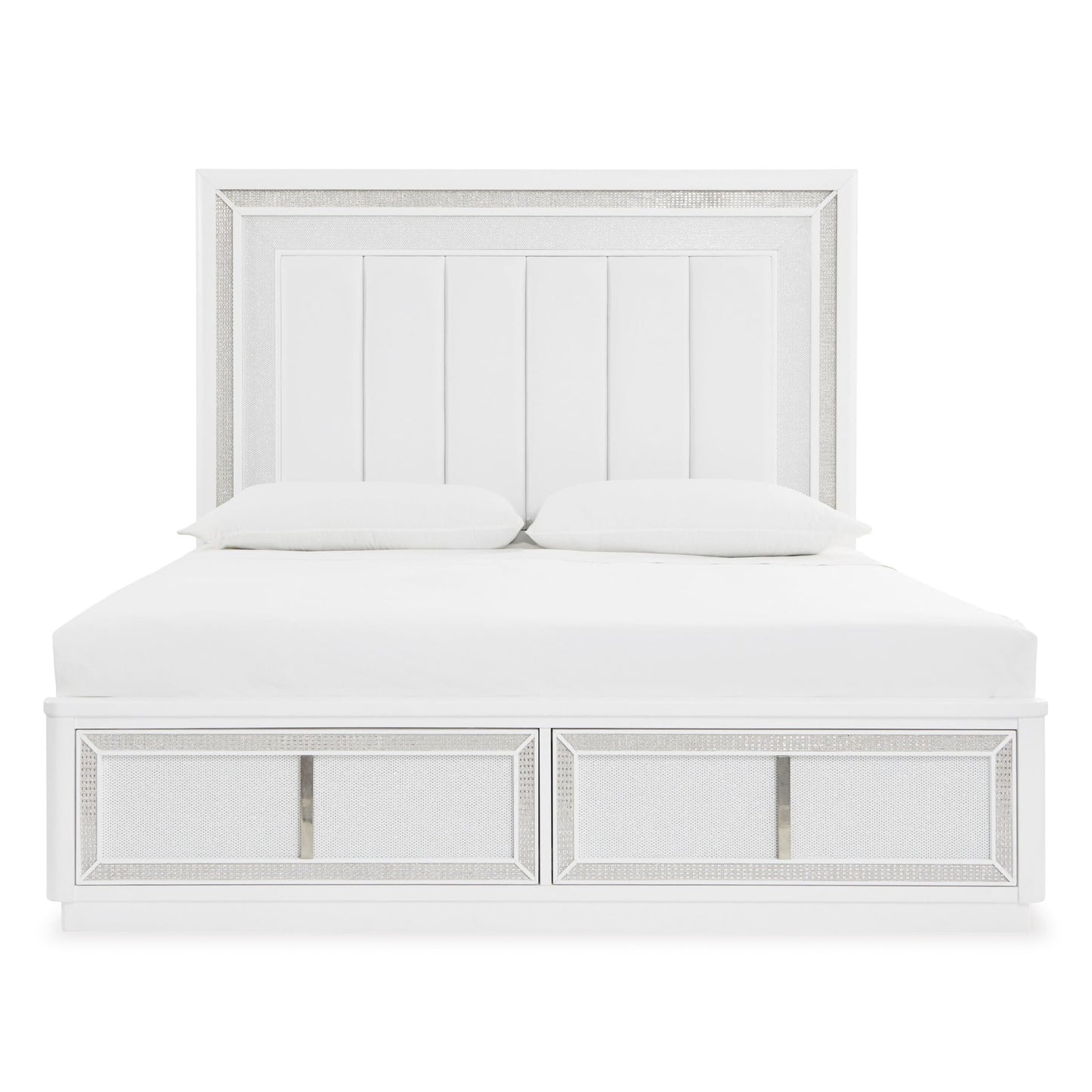 Signature Design by Ashley Chalanna B822B4 King Upholstered Storage Bed - American Furniture of Slidell