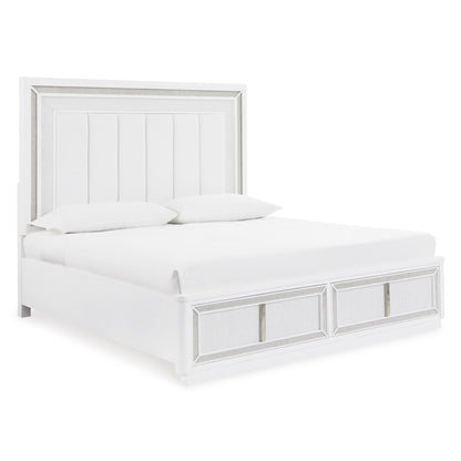 Signature Design by Ashley Chalanna B822B5 California King Upholstered Storage Bed - American Furniture of Slidell