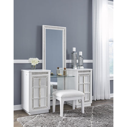 Signature Design by Ashley Chalanna B822B7 Vanity with Mirror - American Furniture of Slidell