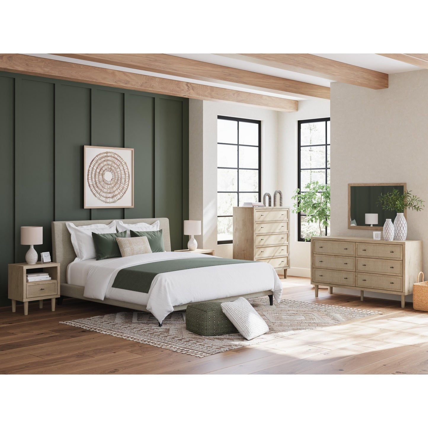 Signature Design by Ashley Cielden B1199B1 Dresser and Mirror - American Furniture of Slidell