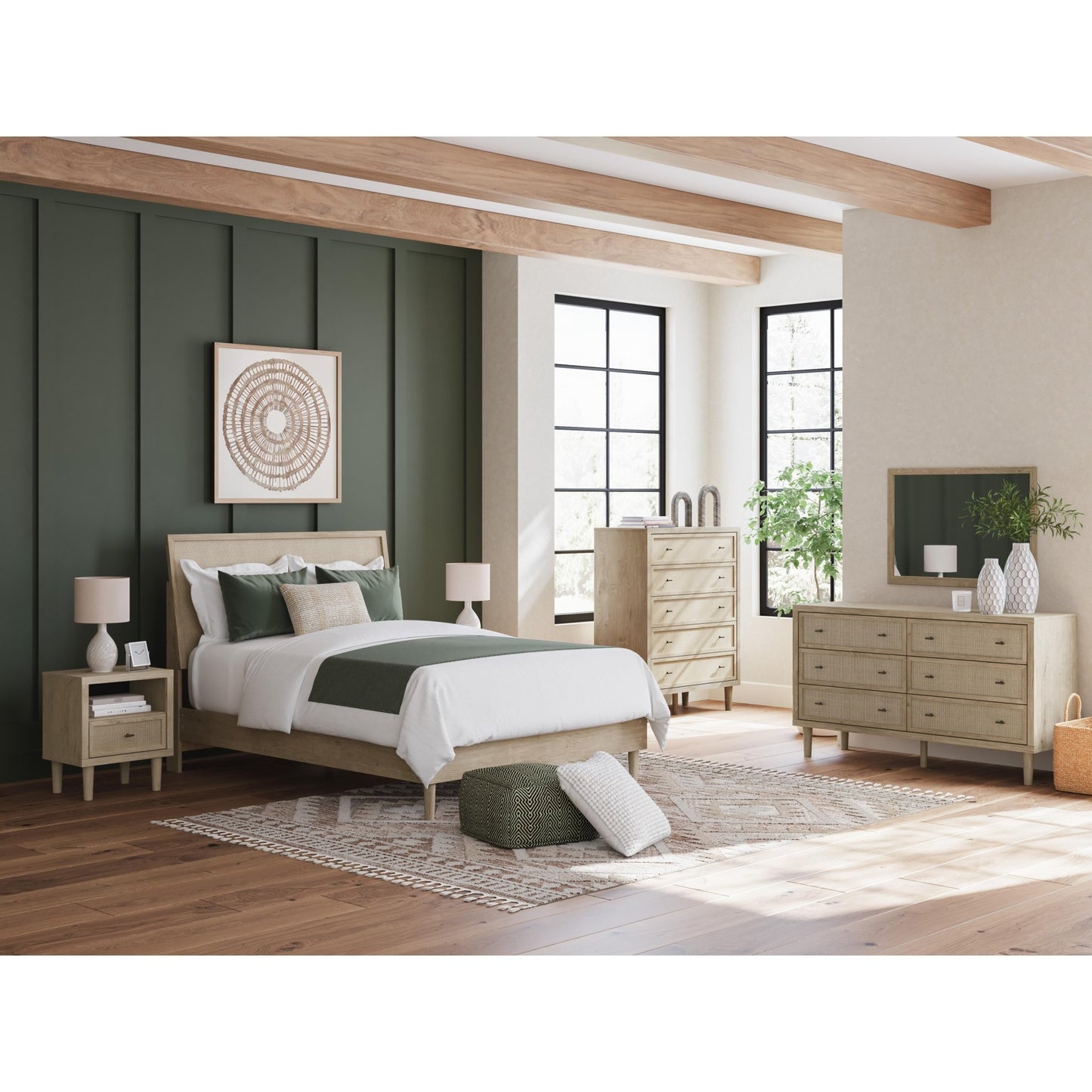 Signature Design by Ashley Cielden B1199B1 Dresser and Mirror - American Furniture of Slidell