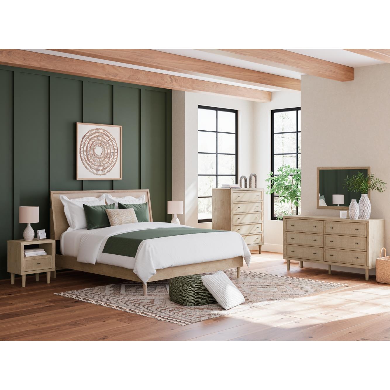 Signature Design by Ashley Cielden B1199B17 6 pc King Panel Bedroom Set - American Furniture of Slidell