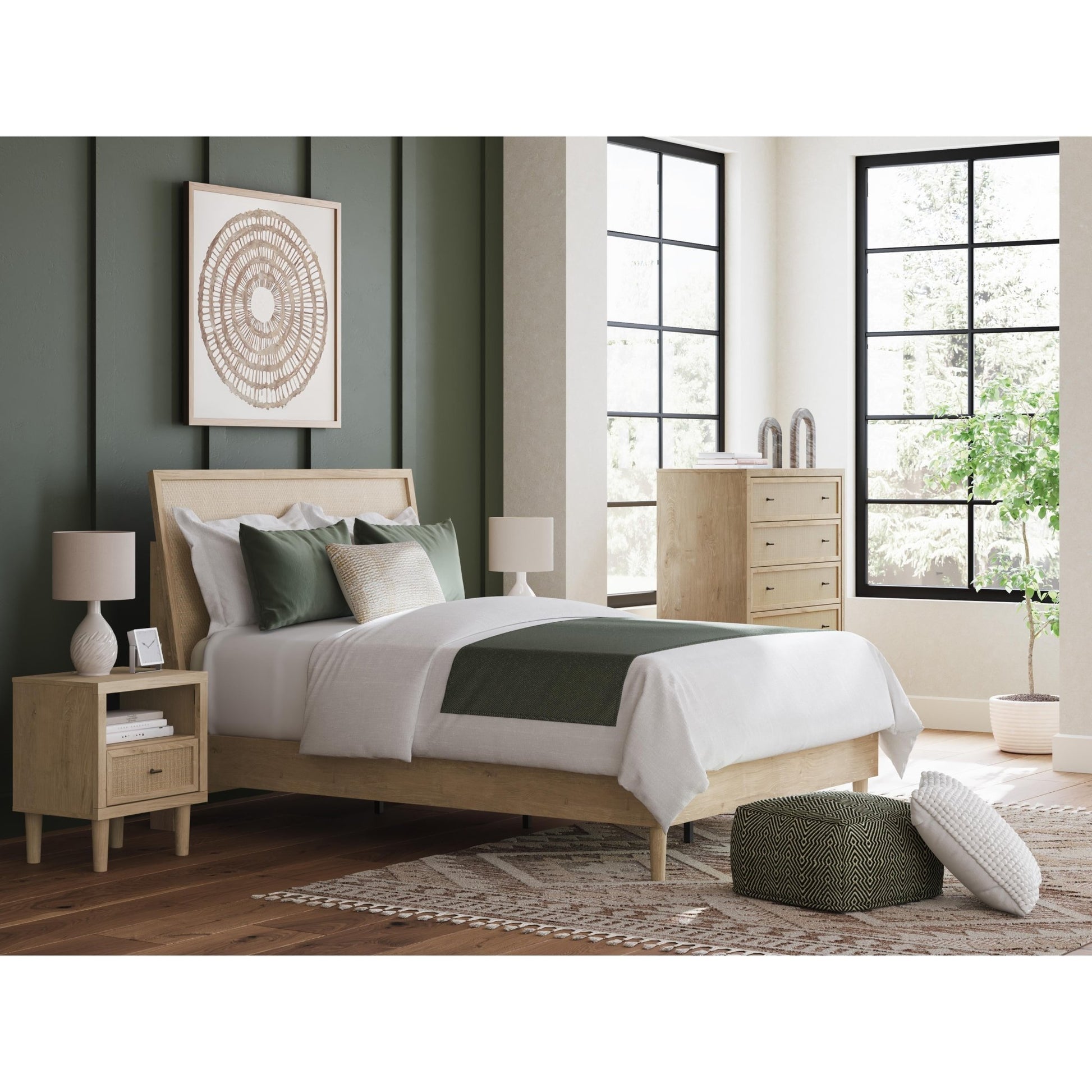 Signature Design by Ashley Cielden B1199B3 Queen Panel Bed - American Furniture of Slidell