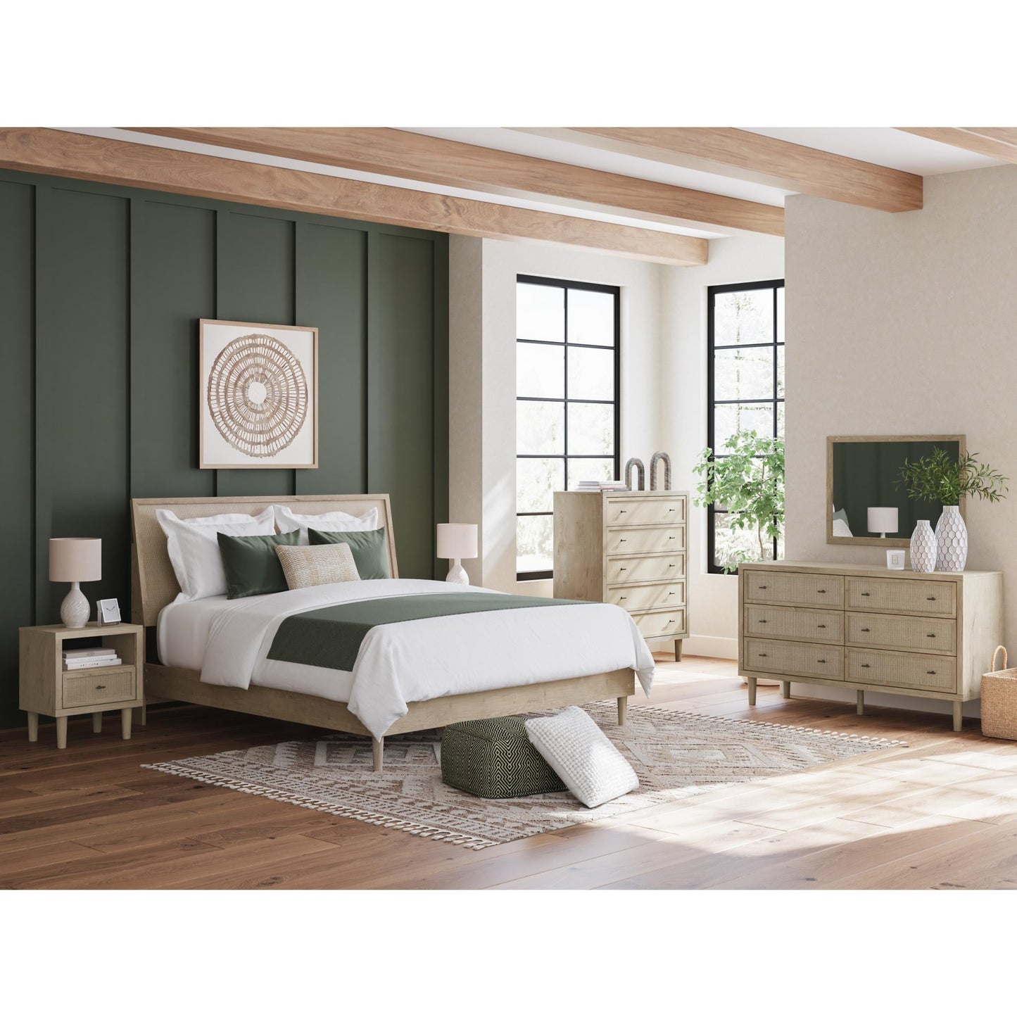 Signature Design by Ashley Cielden B1199B5 King Panel Bed - American Furniture of Slidell