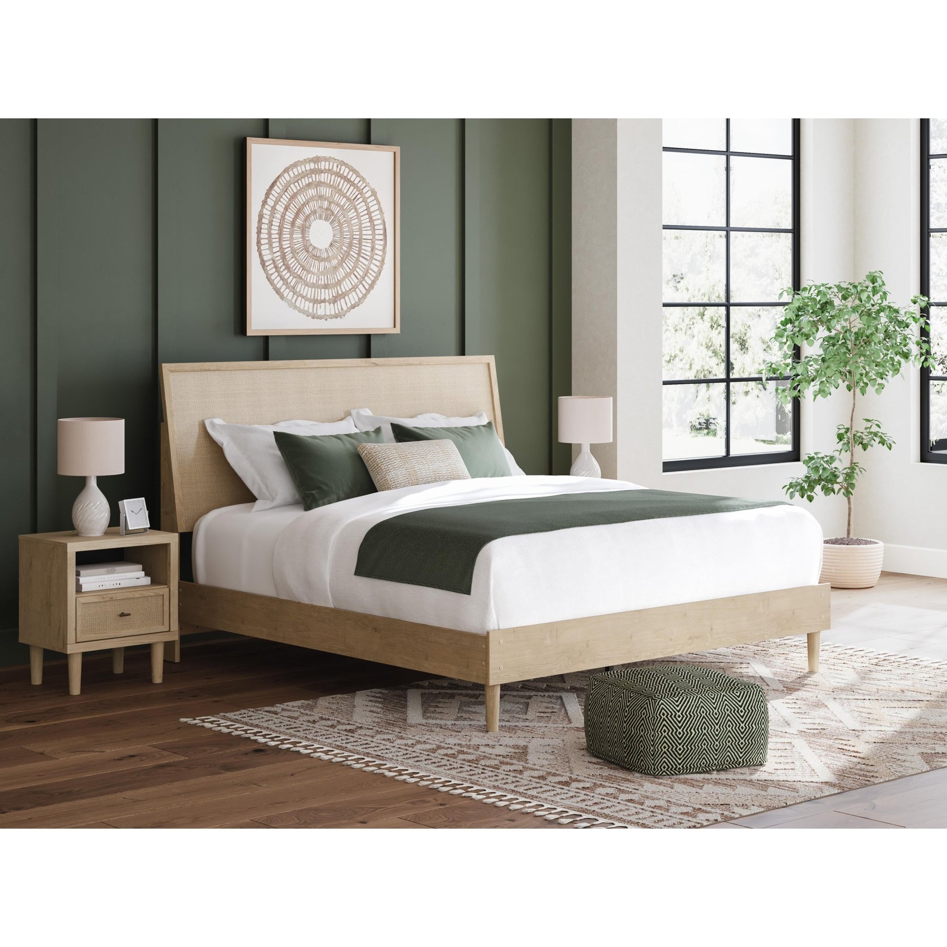 Signature Design by Ashley Cielden B1199B5 King Panel Bed - American Furniture of Slidell