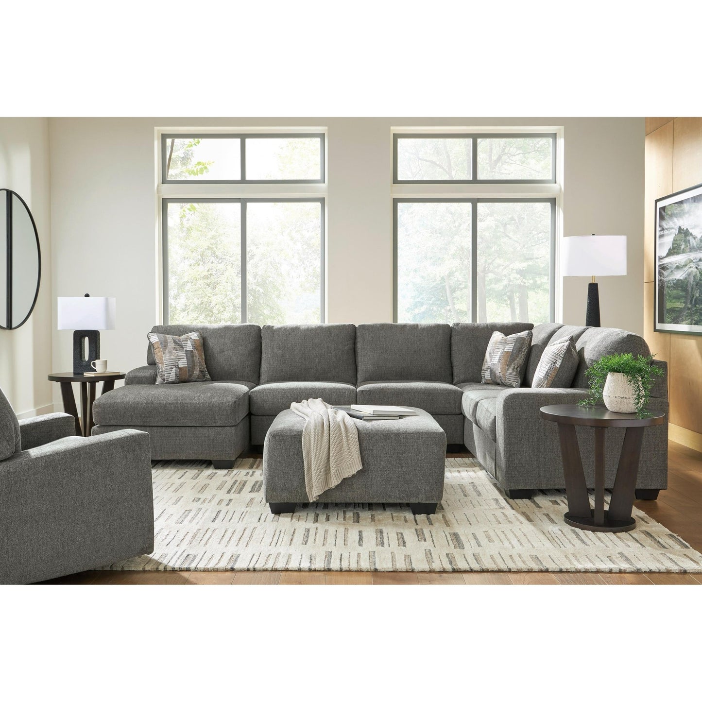 Signature Design by Ashley Clarington PC48405S1 3 pc Sectional with Chaise - American Furniture of Slidell