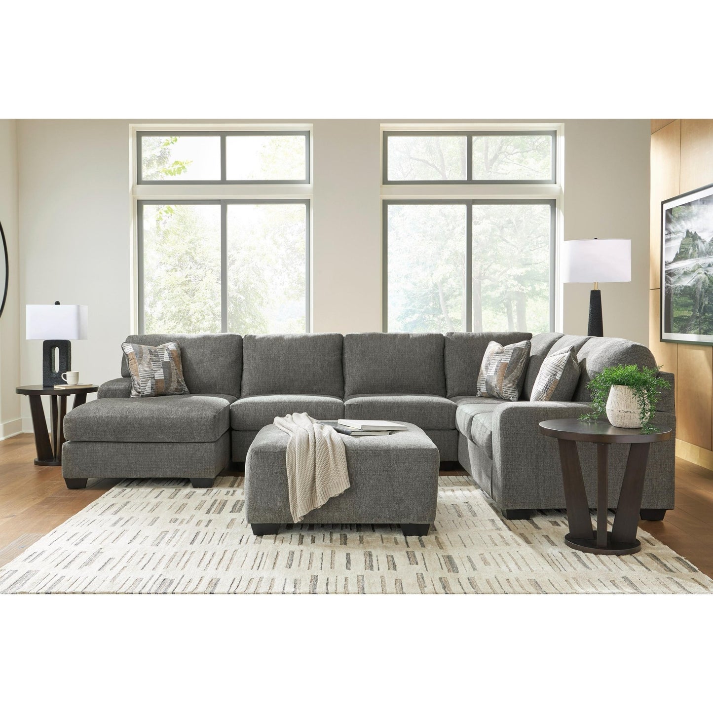Signature Design by Ashley Clarington PC48405S1 3 pc Sectional with Chaise - American Furniture of Slidell
