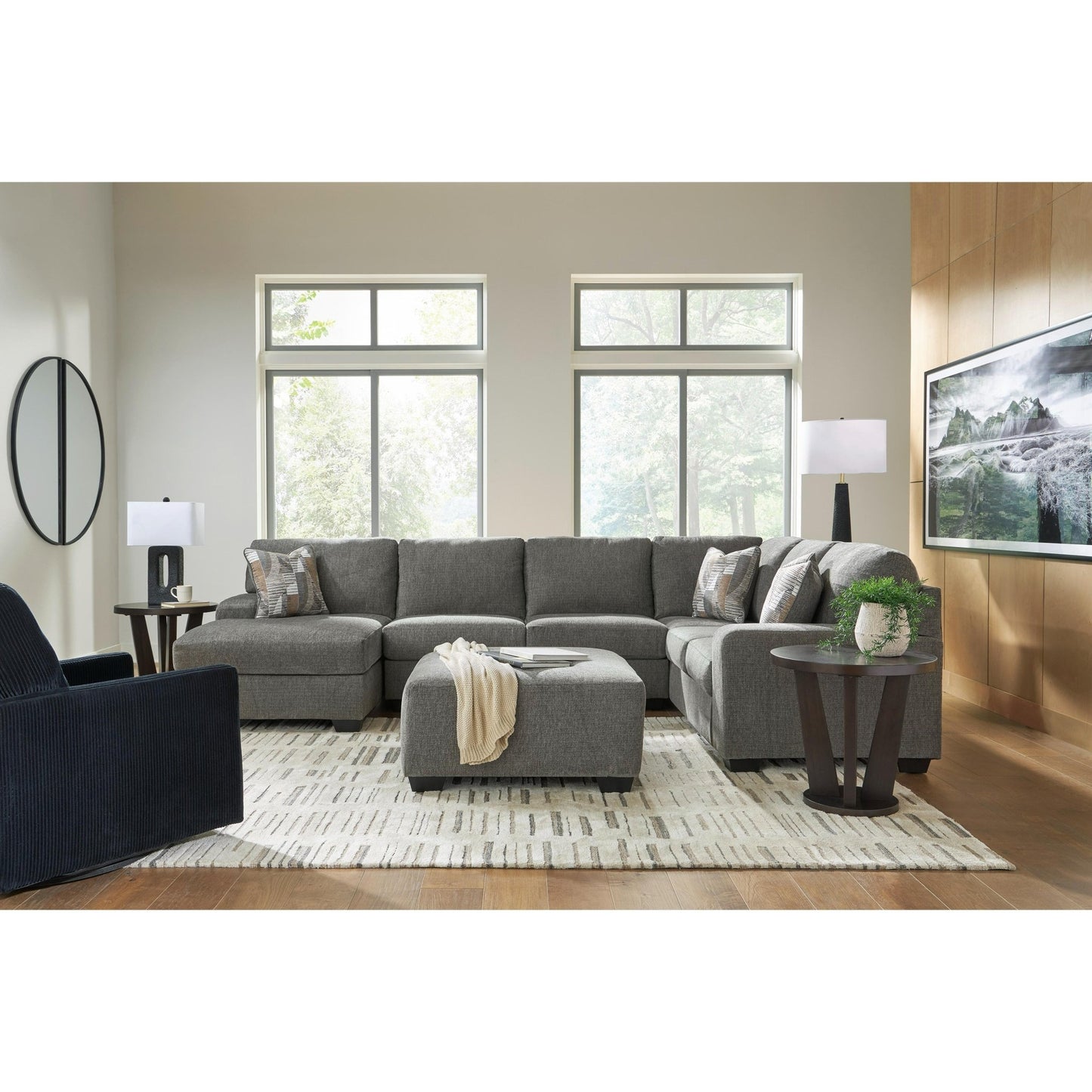 Signature Design by Ashley Clarington PC48405S1 3 pc Sectional with Chaise - American Furniture of Slidell