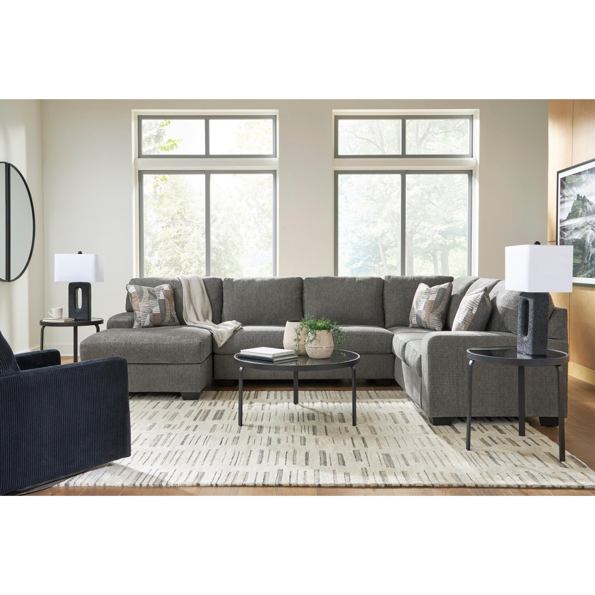 Signature Design by Ashley Clarington PC48405S1 3 pc Sectional with Chaise - American Furniture of Slidell