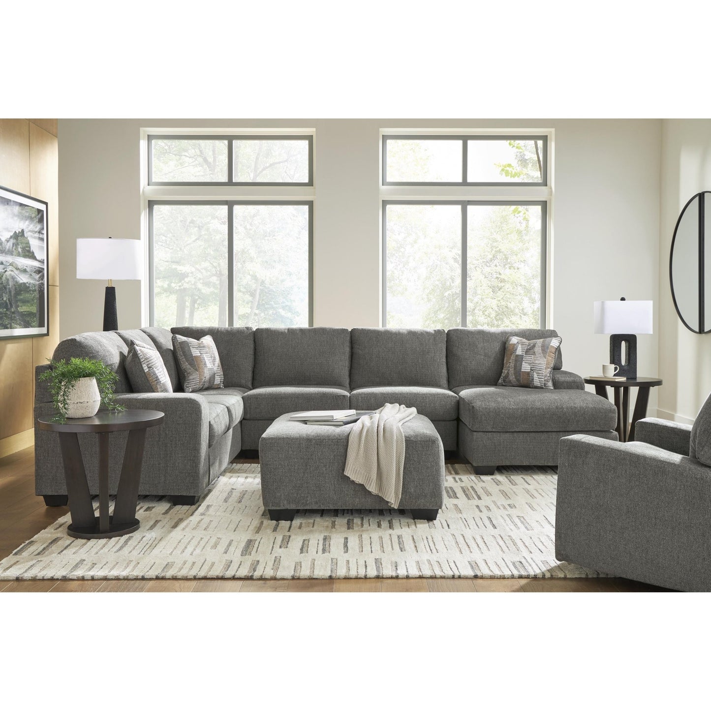 Signature Design by Ashley Clarington PC48405S2 3 pc Sectional with Chaise - American Furniture of Slidell