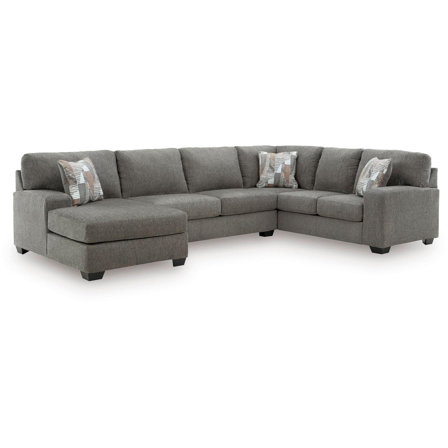 Signature Design by Ashley Clarington PC48405S5 3 pc Sleeper Sectional with Chaise - American Furniture of Slidell