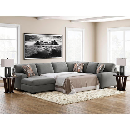 Signature Design by Ashley Clarington PC48405S5 3 pc Sleeper Sectional with Chaise - American Furniture of Slidell
