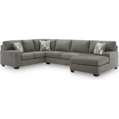 Signature Design by Ashley Clarington PC48405S6 3 pc Sleeper Sectional with Chaise - American Furniture of Slidell