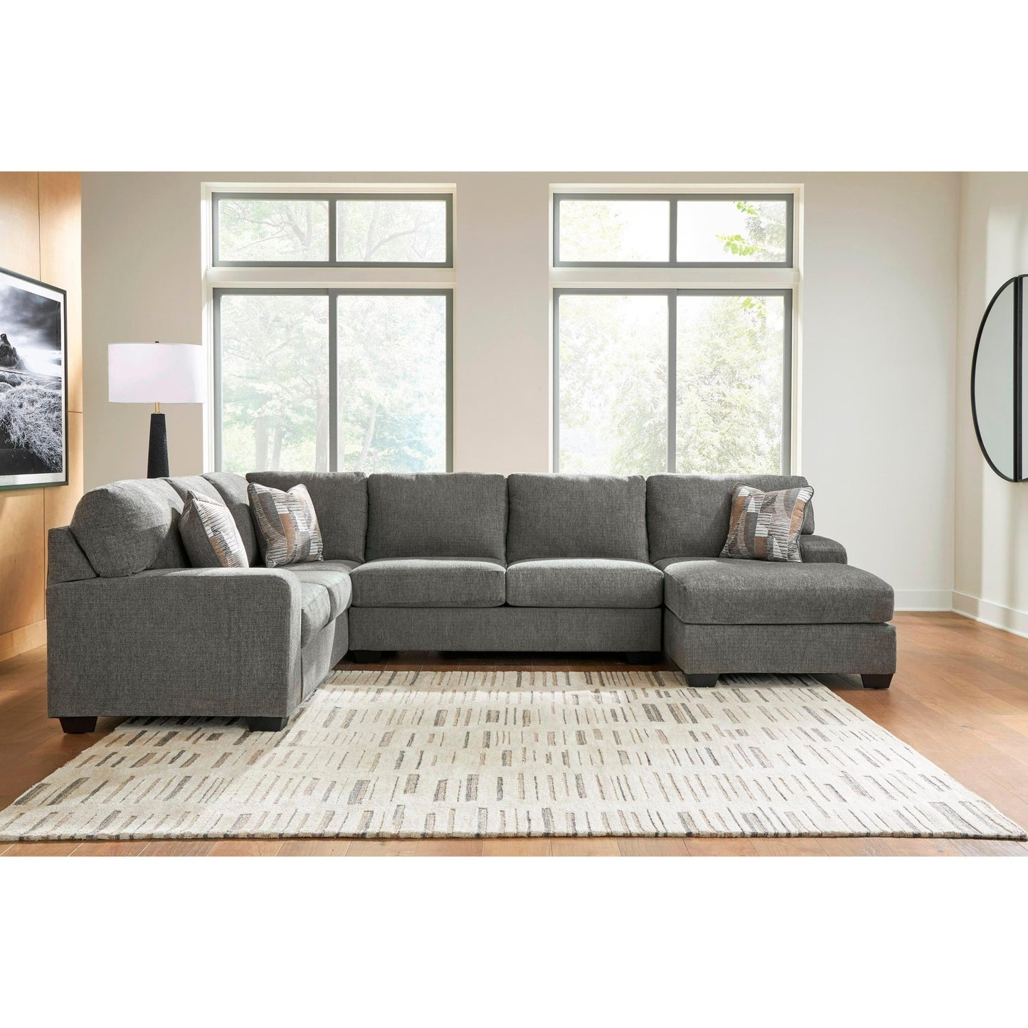 Signature Design by Ashley Clarington PC48405S6 3 pc Sleeper Sectional with Chaise - American Furniture of Slidell